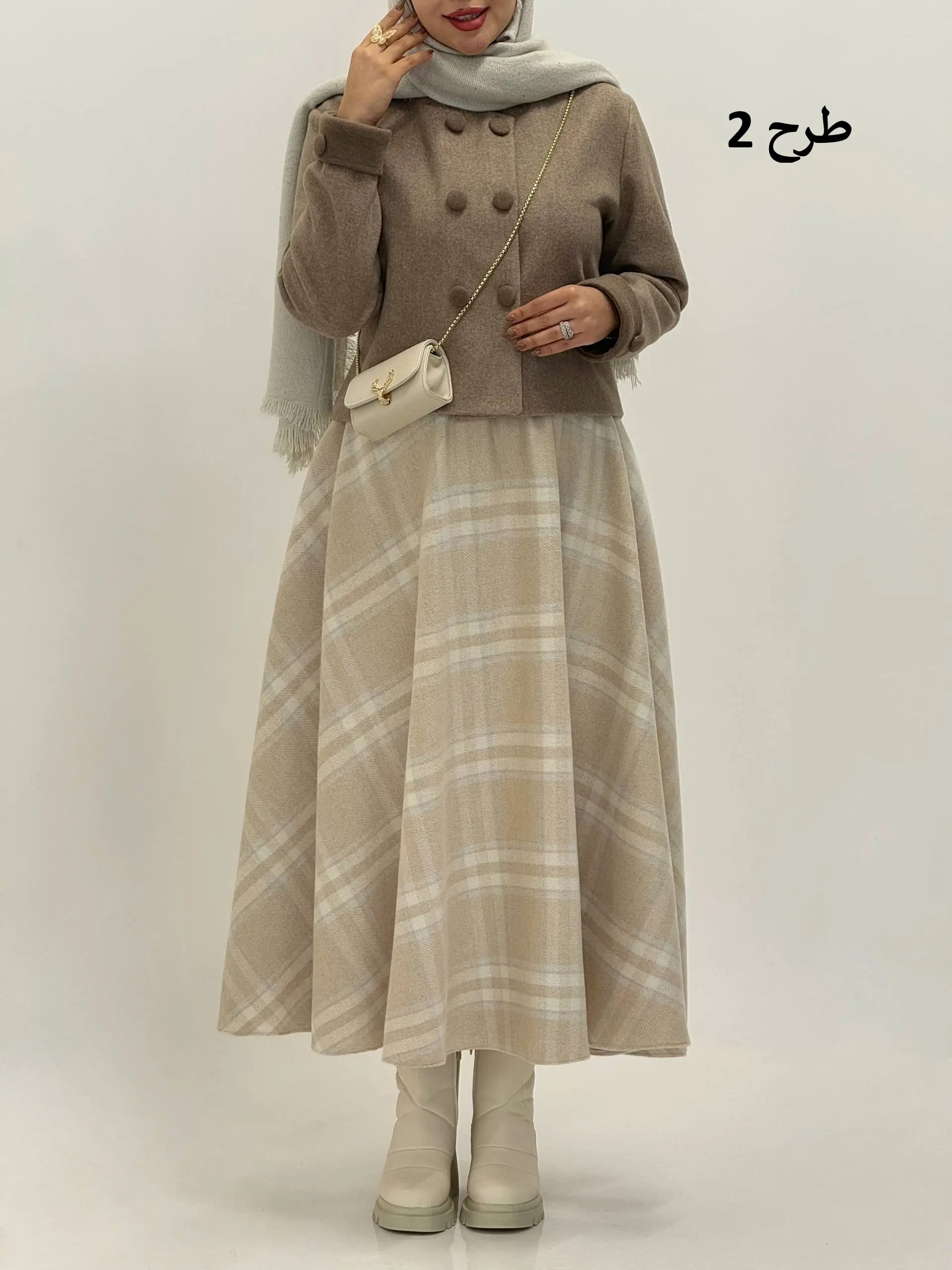 3670-کت و دامن پاییزه آبان